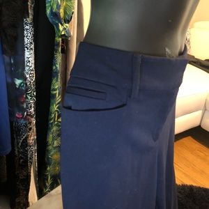 New York and Company slacks women size 8 navy color